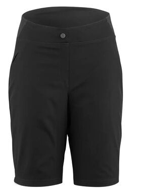 Louis Garneau Women's Black Bike Shorts - High-Rise Support Performance